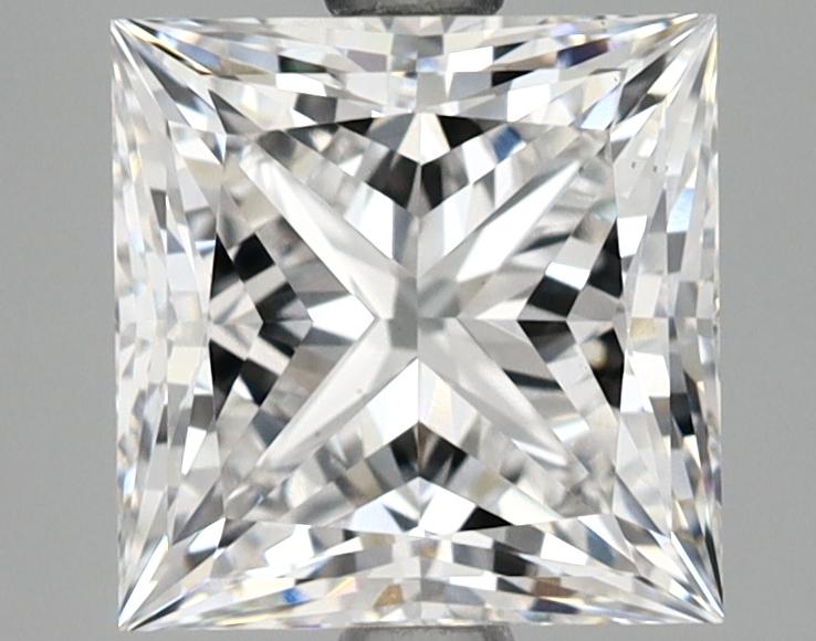 2.55 Carat Princess Shaped Ideal Cut VS2 GIA Certified Lab Grown Diamond