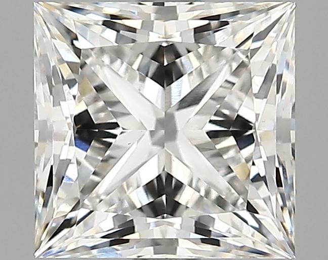2.62 Carat Princess Shaped Ideal Cut VVS2 IGI Certified Lab Grown Diamond