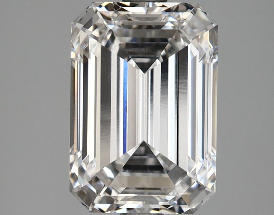 3.08 Carat Emerald Shaped Ideal Cut VS2 GIA Certified Lab Grown Diamond