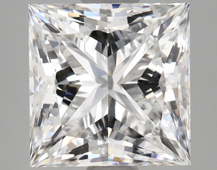 2.57 Carat Princess Shaped Ideal Cut VS2 GIA Certified Lab Grown Diamond