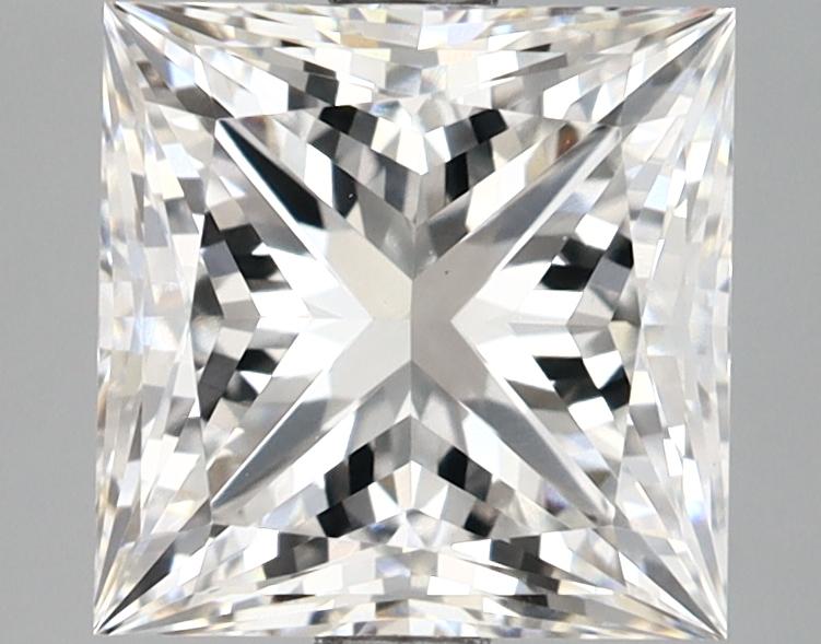 3.11 Carat Princess Shaped Ideal Cut VVS2 IGI Certified Lab Grown Diamond