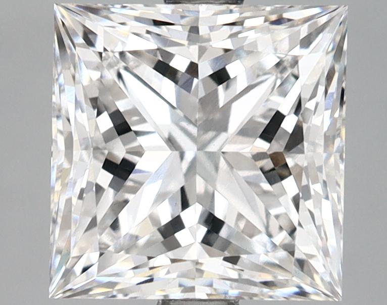 3.06 Carat Princess Shaped Ideal Cut VVS2 IGI Certified Lab Grown Diamond