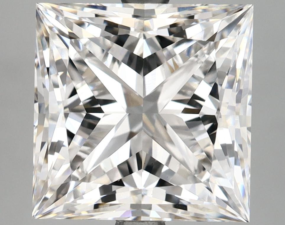 6.09 Carat Princess Shaped Ideal Cut VS1 IGI Certified Lab Grown Diamond