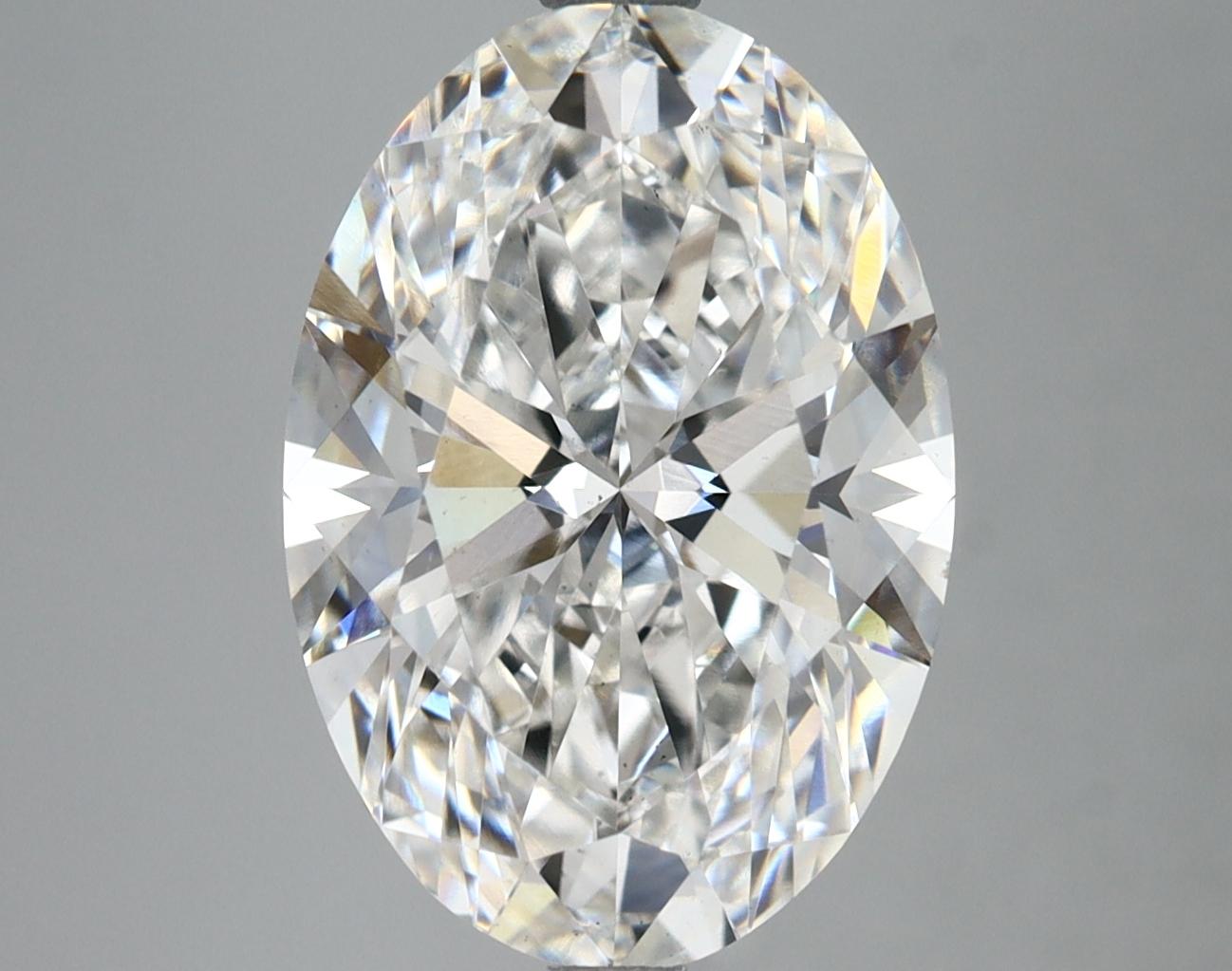 5.21 Carat Oval Shaped Ideal Cut VS2 IGI Certified Lab Grown Diamond