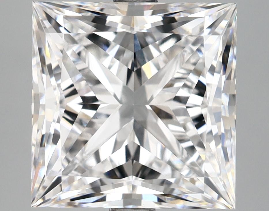 5.65 Carat Princess Shaped Ideal Cut VVS2 IGI Certified Lab Grown Diamond