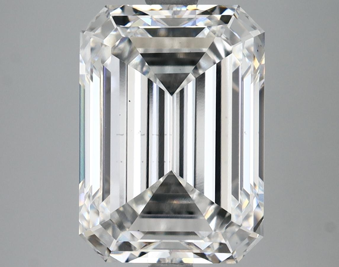 5.74 Carat Emerald Shaped Ideal Cut VS2 IGI Certified Lab Grown Diamond
