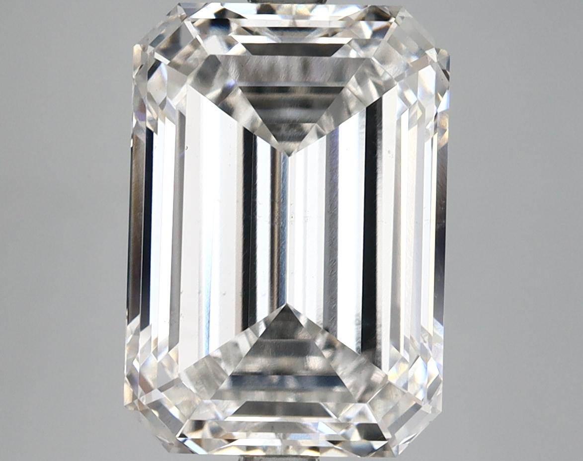 6.17 Carat Emerald Shaped Ideal Cut VS2 IGI Certified Lab Grown Diamond