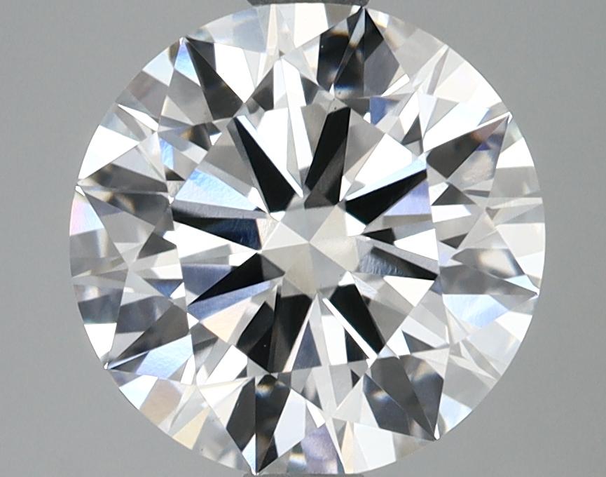2.96 Carat Round Shaped Ideal Cut VVS2 IGI Certified Lab Grown Diamond