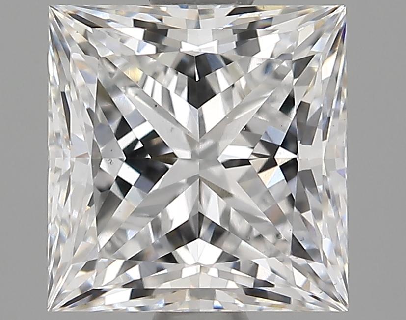 2.09 Carat Princess Shaped Ideal Cut VS1 IGI Certified Lab Grown Diamond