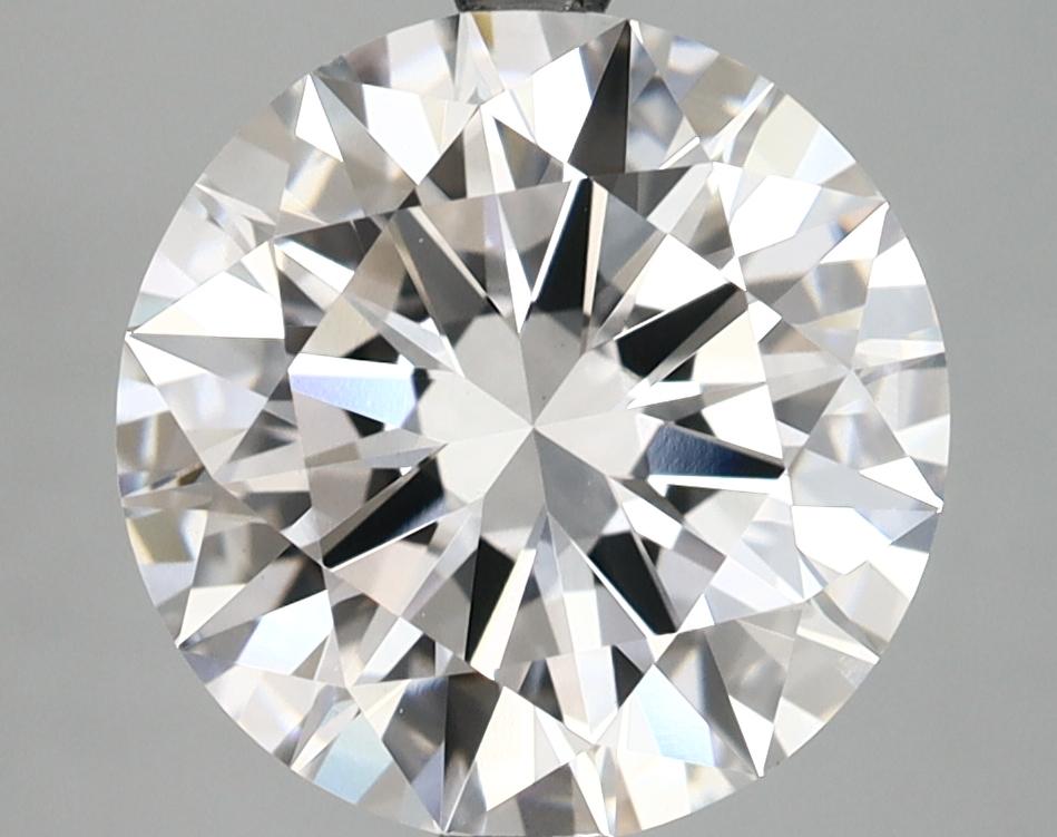3.98 Carat Round Shaped Excellent Cut VVS2 IGI Certified Lab Grown Diamond