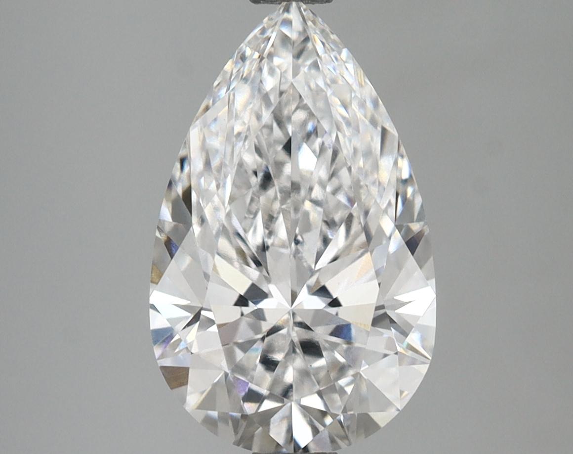 2.31 Carat Pear Shaped Ideal Cut VVS2 IGI Certified Lab Grown Diamond