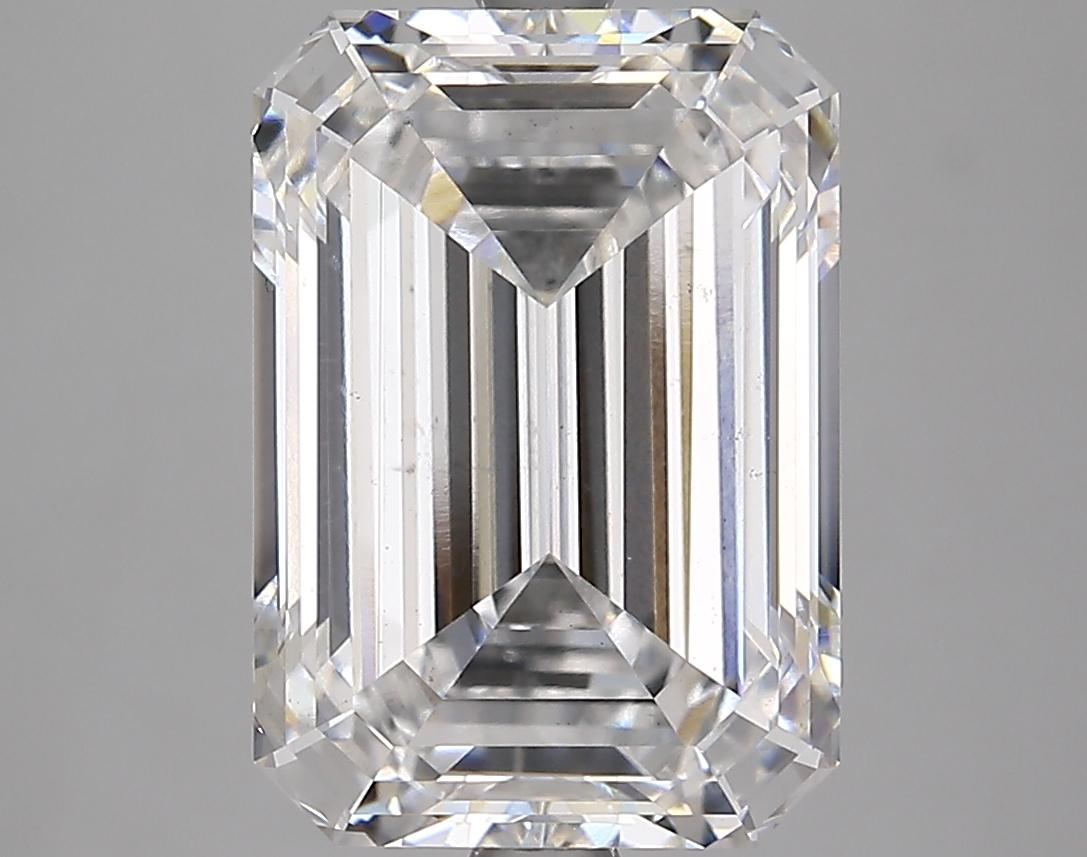 5.76 Carat Emerald Shaped Ideal Cut VS2 IGI Certified Lab Grown Diamond