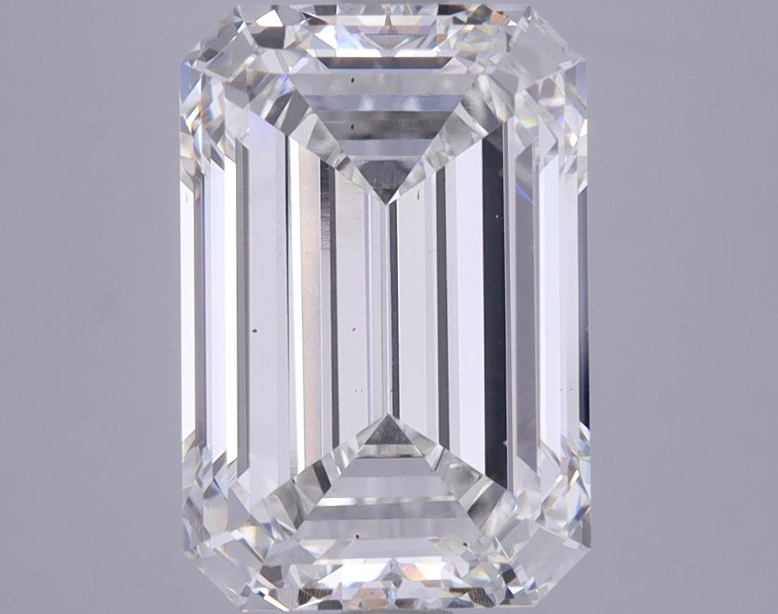 5.06 Carat Emerald Shaped Excellent Cut VS2 GIA Certified Lab Grown Diamond