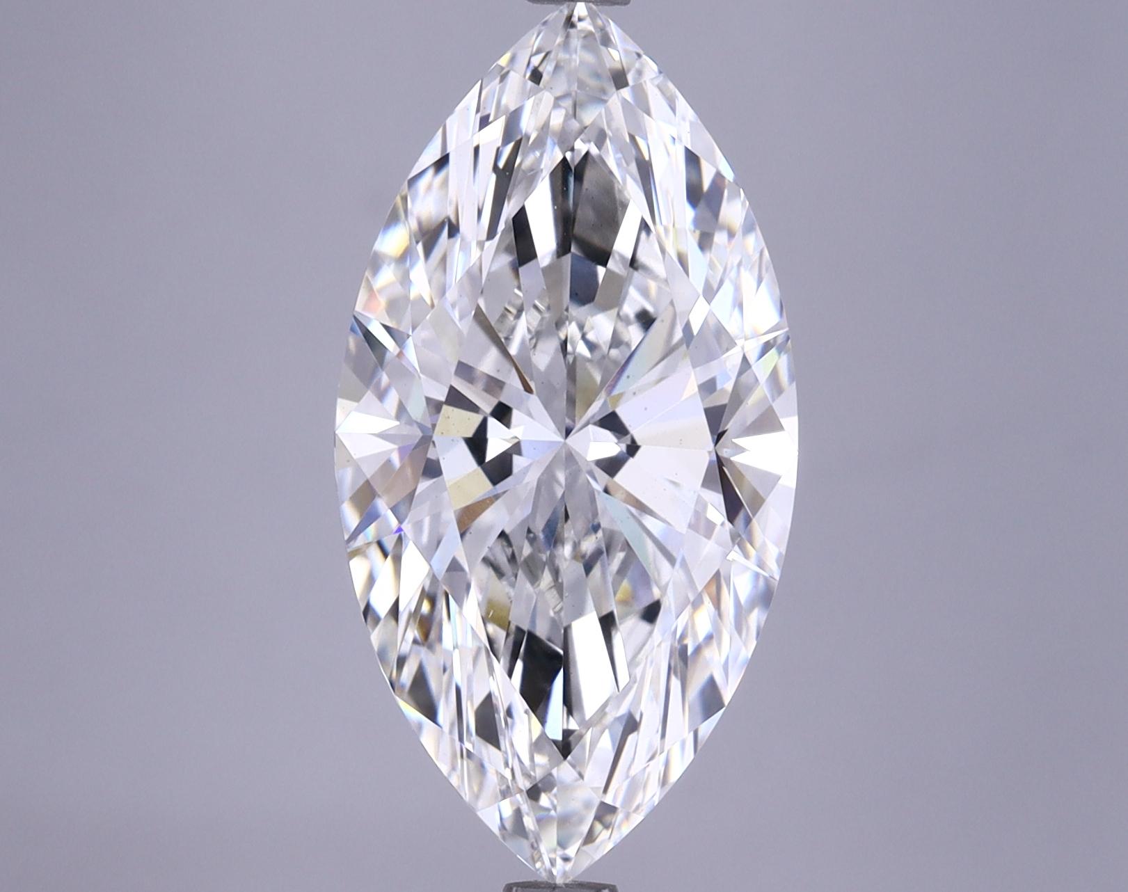 5.08 Carat Marquise Shaped Ideal Cut VS1 GIA Certified Lab Grown Diamond
