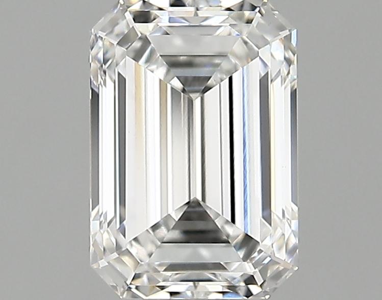 1.37 Carat Emerald Shaped Ideal Cut VVS2 IGI Certified Lab Grown Diamond