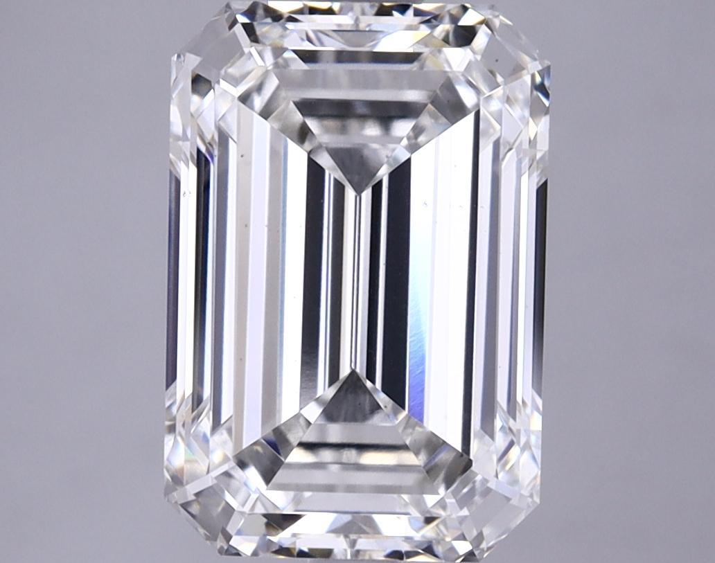4.09 Carat Emerald Shaped Ideal Cut VS2 GIA Certified Lab Grown Diamond