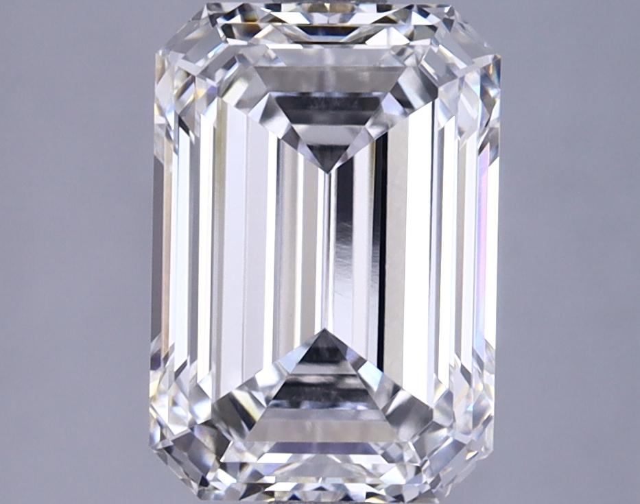 3.07 Carat Emerald Shaped Ideal Cut VVS1 GIA Certified Lab Grown Diamond