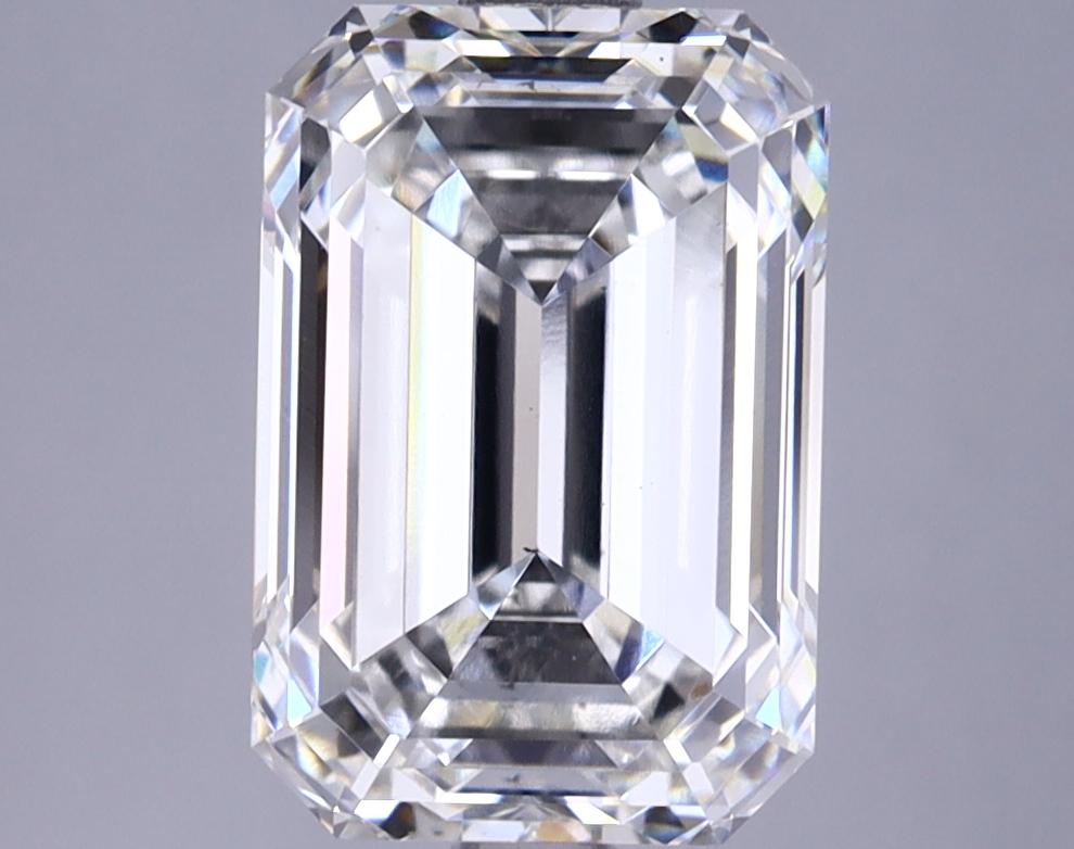 3.55 Carat Emerald Shaped Ideal Cut VS2 GIA Certified Lab Grown Diamond