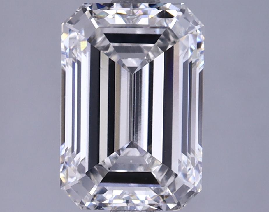 2.8 Carat Emerald Shaped Ideal Cut VS2 GIA Certified Lab Grown Diamond