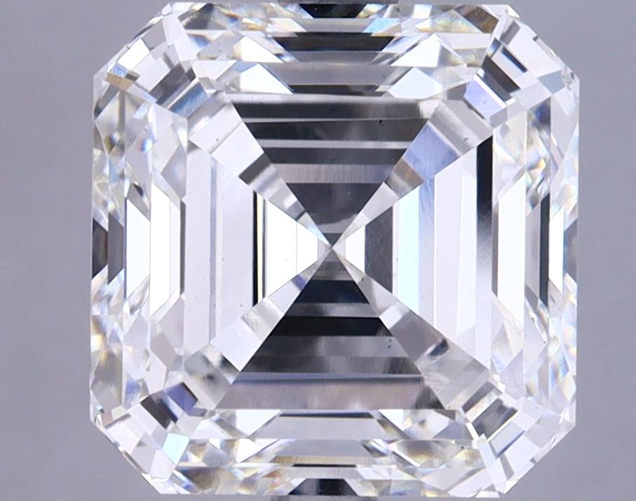 5.02 Carat Asscher Shaped Very Good Cut VS2 GIA Certified Lab Grown Diamond
