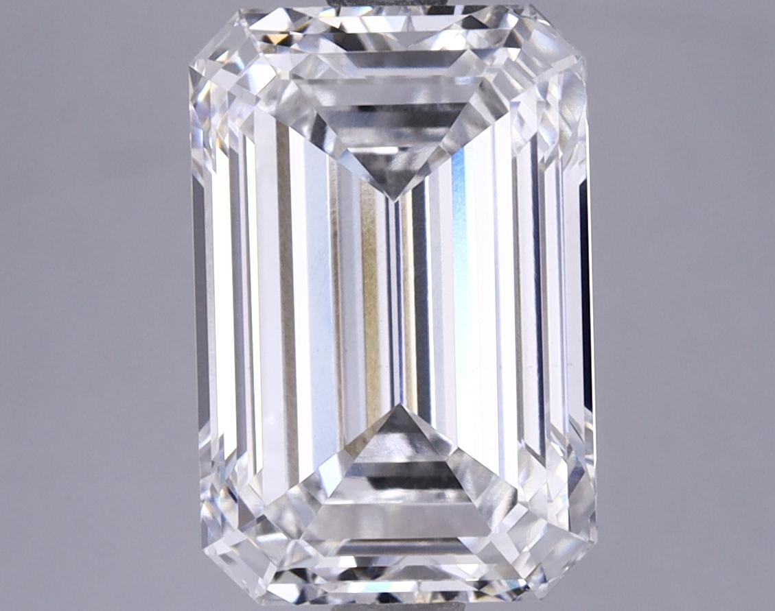 3.47 Carat Emerald Shaped Very Good Cut VS2 GIA Certified Lab Grown Diamond