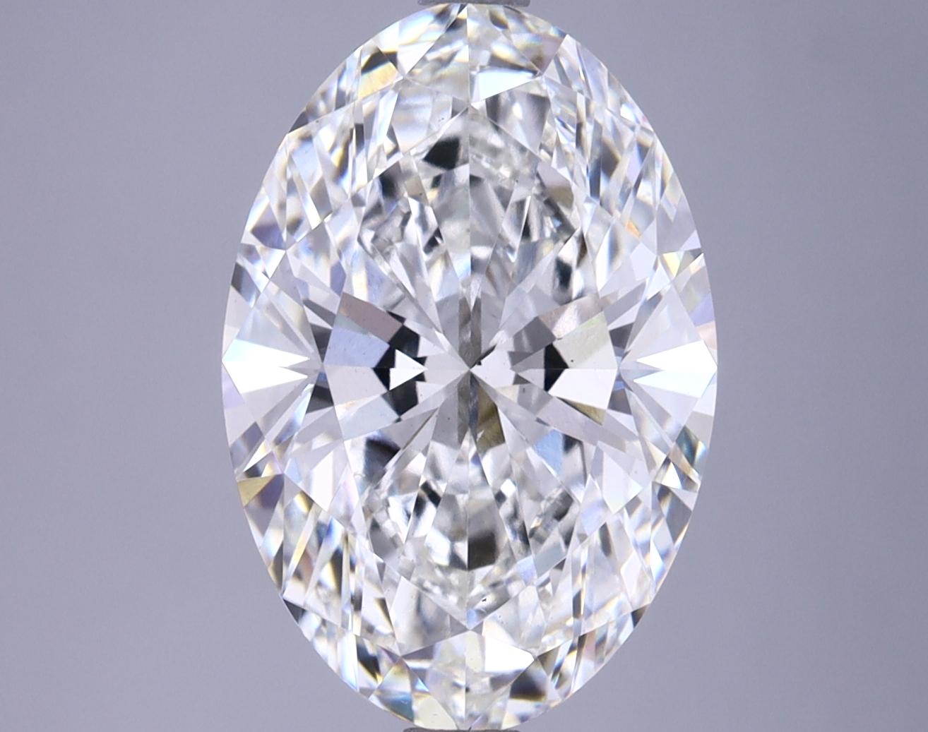 4.78 Carat Oval Shaped Ideal Cut VS2 GIA Certified Lab Grown Diamond