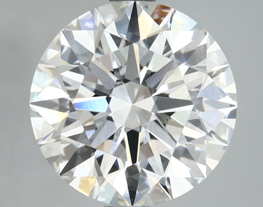 3.09 Carat Round Shaped Ideal Cut VVS2 IGI Certified Lab Grown Diamond