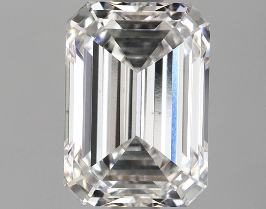 1.57 Carat Emerald Shaped Ideal Cut VVS2 IGI Certified Lab Grown Diamond