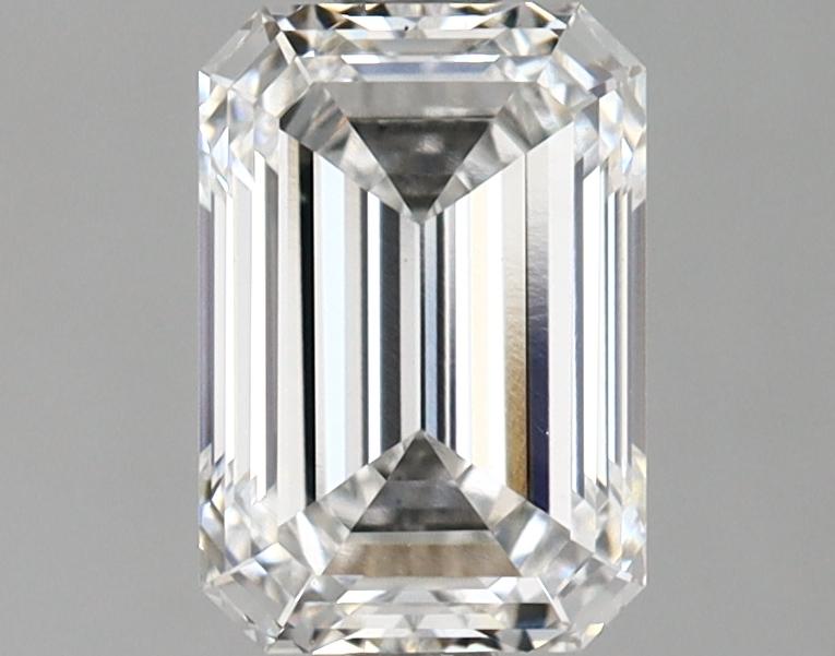 1.59 Carat Emerald Shaped Ideal Cut VVS2 IGI Certified Lab Grown Diamond