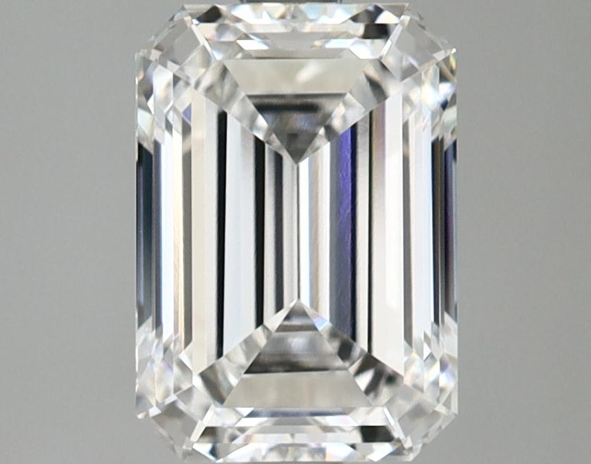 2.1 Carat Emerald Shaped Ideal Cut VVS2 IGI Certified Lab Grown Diamond
