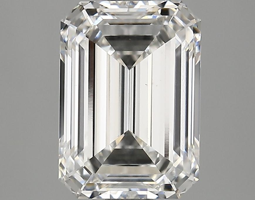 2.61 Carat Emerald Shaped Ideal Cut VS1 IGI Certified Lab Grown Diamond