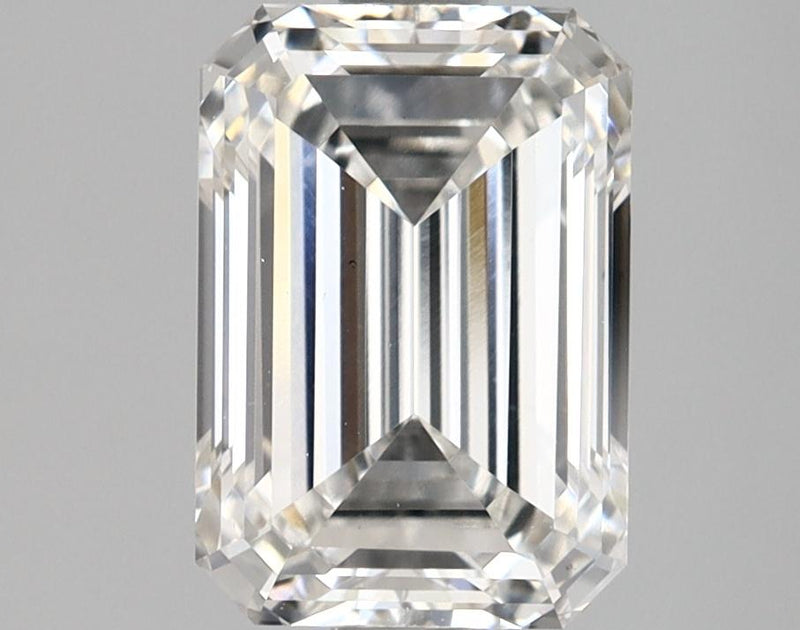 2.62 Carat Emerald Shaped Excellent Cut VVS2 IGI Certified Lab Grown Diamond