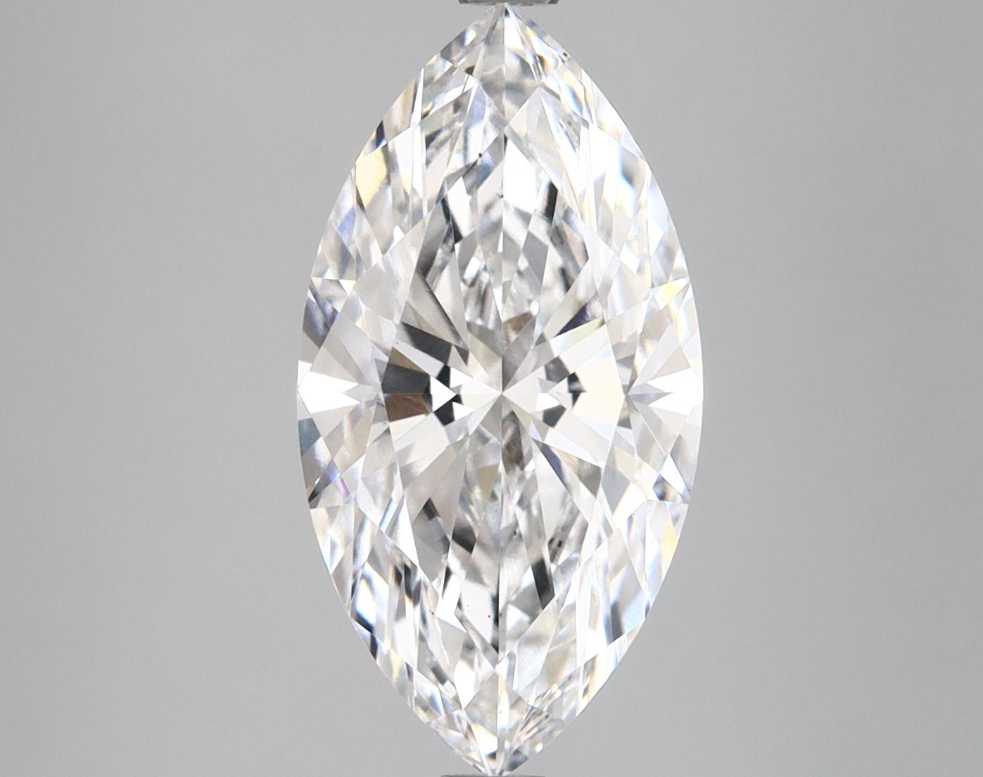 3.14 Carat Marquise Shaped Ideal Cut VS2 IGI Certified Lab Grown Diamond