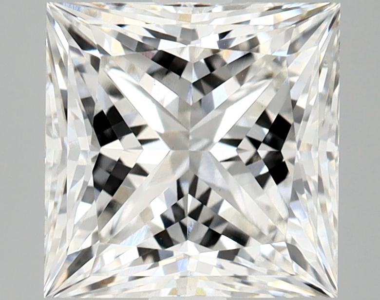 4.61 Carat Princess Shaped Ideal Cut VS2 IGI Certified Lab Grown Diamond