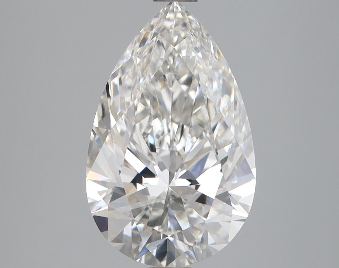 2.92 Carat Pear Shaped Ideal Cut VVS2 IGI Certified Lab Grown Diamond