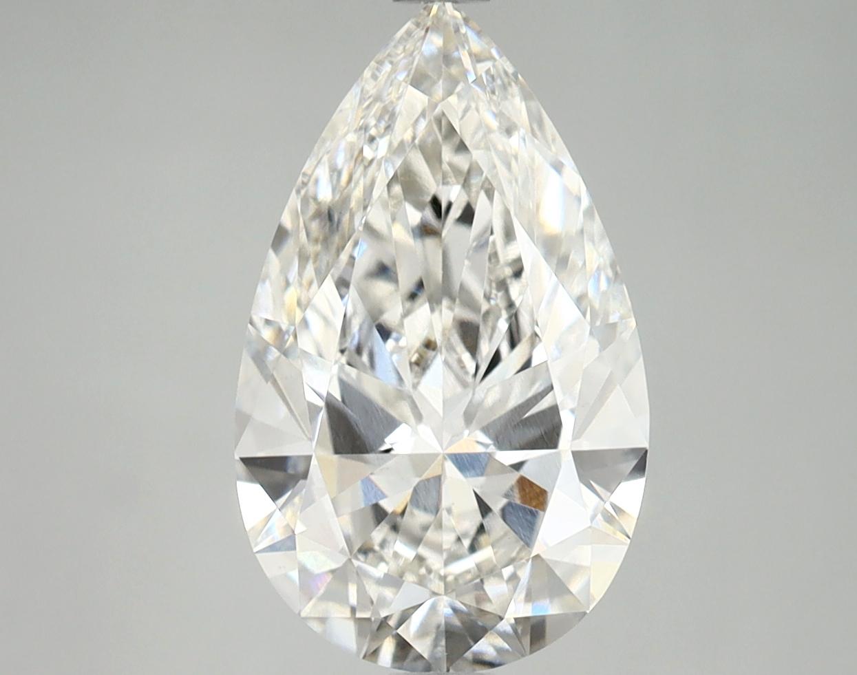 2.87 Carat Pear Shaped Ideal Cut VS1 IGI Certified Lab Grown Diamond