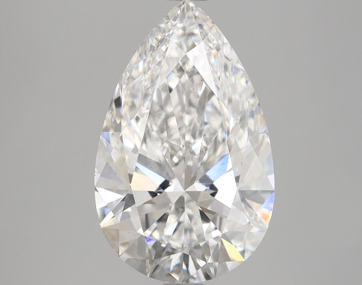 3.29 Carat Pear Shaped Ideal Cut VS2 IGI Certified Lab Grown Diamond