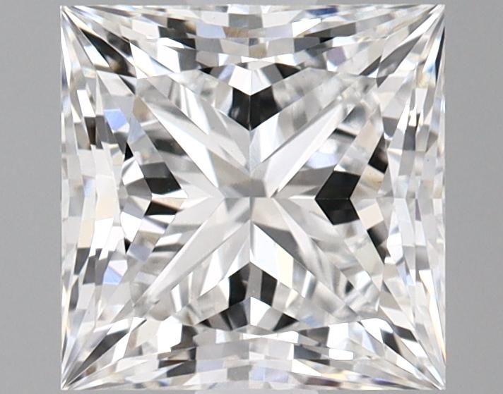 1.69 Carat Princess Shaped Ideal Cut VS1 IGI Certified Lab Grown Diamond