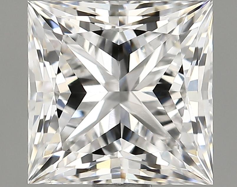 1.87 Carat Princess Shaped Ideal Cut VVS2 IGI Certified Lab Grown Diamond