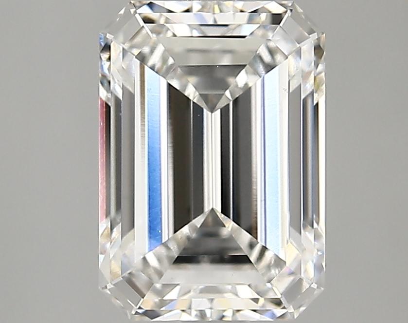 2.72 Carat Emerald Shaped Ideal Cut VS1 IGI Certified Lab Grown Diamond