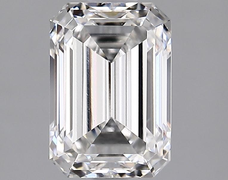 2.08 Carat Emerald Shaped Ideal Cut VVS2 IGI Certified Lab Grown Diamond