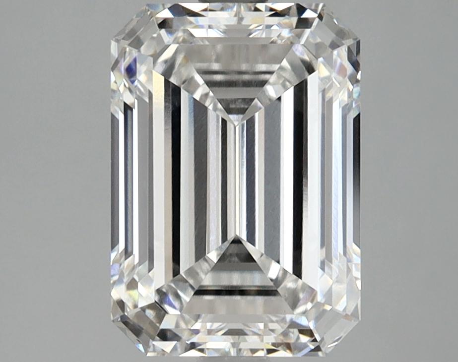 3.06 Carat Emerald Shaped Ideal Cut VVS2 IGI Certified Lab Grown Diamond