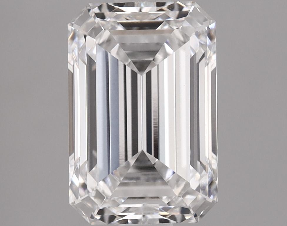 2.03 Carat Emerald Shaped Excellent Cut VVS2 IGI Certified Lab Grown Diamond
