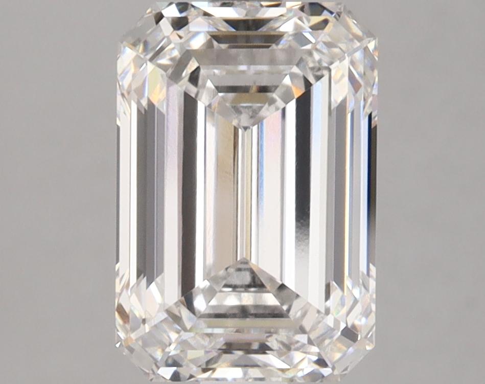 3.09 Carat Emerald Shaped Ideal Cut VVS2 IGI Certified Lab Grown Diamond