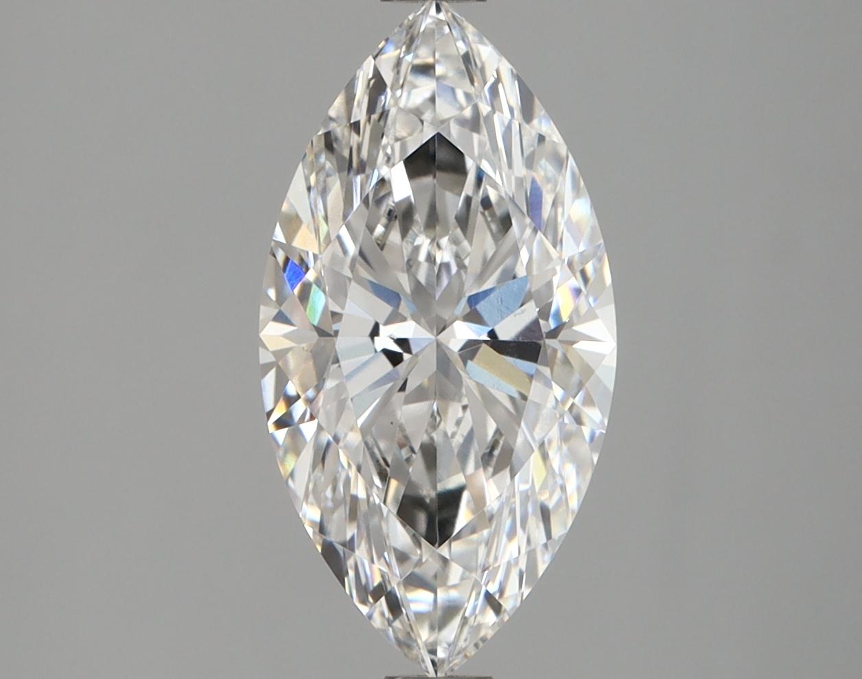 1.72 Carat Marquise Shaped Ideal Cut VVS2 IGI Certified Lab Grown Diamond