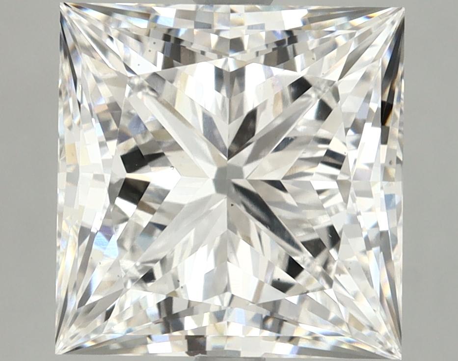 5.53 Carat Princess Shaped Ideal Cut VS2 IGI Certified Lab Grown Diamond