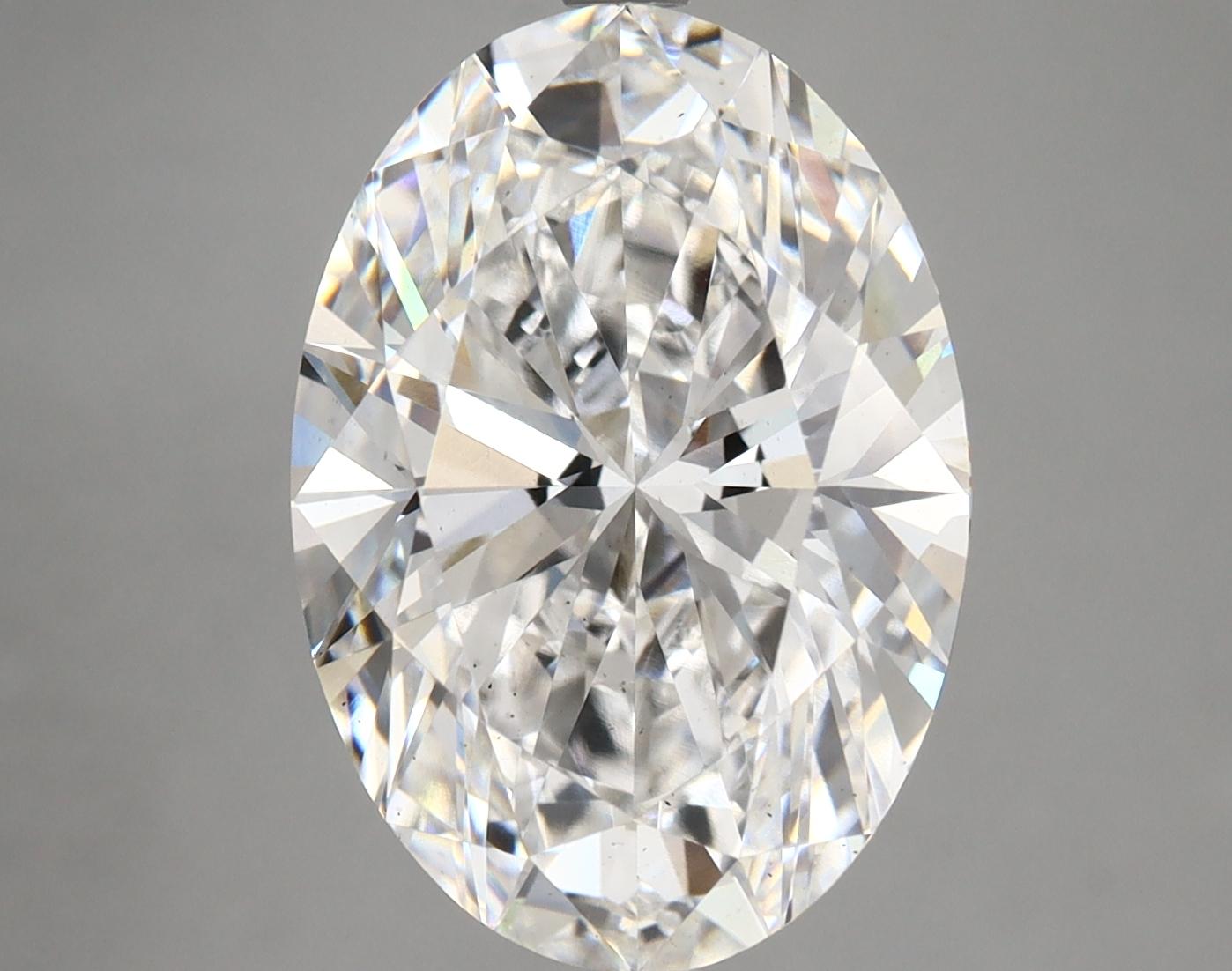 6.17 Carat Oval Shaped Ideal Cut VS2 IGI Certified Lab Grown Diamond