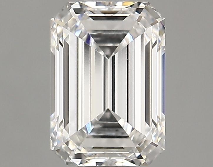 1.44 Carat Emerald Shaped Ideal Cut VVS2 IGI Certified Lab Grown Diamond