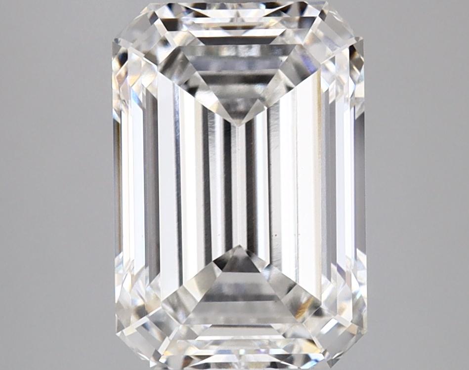 3.09 Carat Emerald Shaped Ideal Cut VS1 IGI Certified Lab Grown Diamond