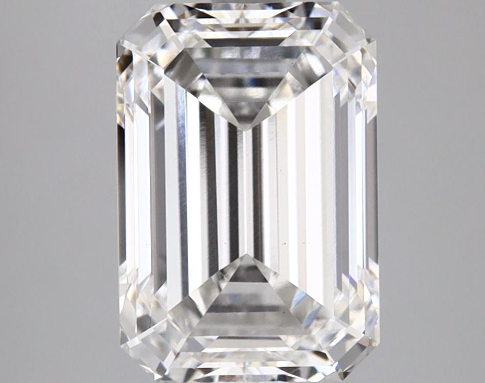 3.27 Carat Emerald Shaped Ideal Cut VS2 IGI Certified Lab Grown Diamond